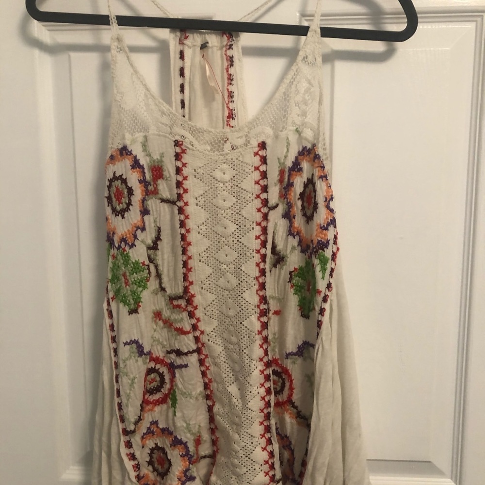 Free people flowy tank top size small